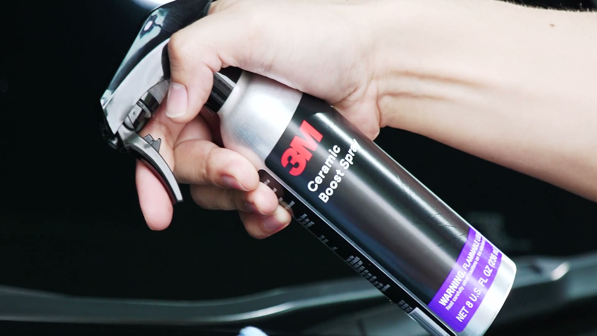 Ceramic coating with a 3M spray